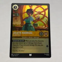Julieta Madrigal 18/204 Disney Lorcana Fabled Uncommon Cold Foil Card NM - Image 1