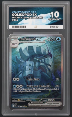 Golisopod EX – 246/182 SIR – Paradox Rift – ACE Grade 10 GEM MINT – Pokemon Card - Image 1