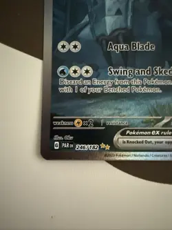 Pokemon TCG Golisopod EX Paradox Rift Holo Card 246/182 Special Illustration - Image 2