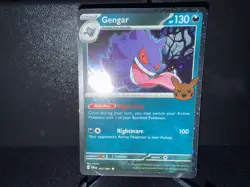 2024 Pokemon Gengar 057 Trick or Trade Paldean Fates Cosmos Holo U Card NM+ - Image 1