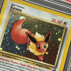 Pokemon TCG Eevee PSA 6 Black Star Pokemon League Promo 11 Holo Card - Image 3