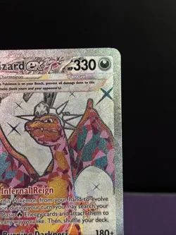 Pokemon TCG Charizard EX SVP056 Black Star Holo Promo Card Near Mint Condition - Image 3