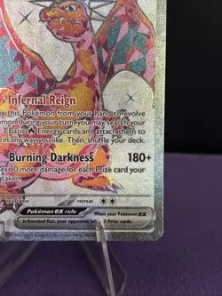 Pokemon TCG Charizard EX SVP056 Black Star Holo Promo Card Near Mint Condition - Image 4