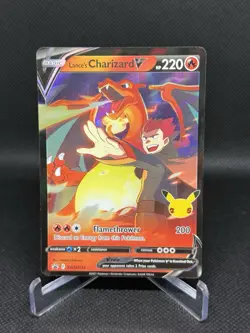 Lance's Charizard V SWSH133 Sword & Shield Promo Pokemon Celebrations Card Holo - Image 1