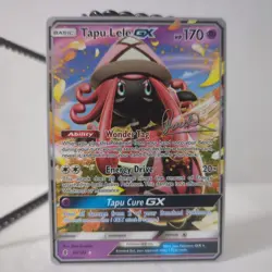 Pokemon TCG TAPU LELE GX 60/145 Ultra Rare 2017 World Championships LP Card - Image 1