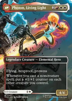 MTG [MSH-345 Foil NM] Monica Rambeau (Borderless) (0345) - Image 2