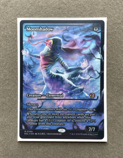 Moonshadow - Lorwyn Eclipsed ECL - 386 - Showcase - Foil - MTG English - Image 1