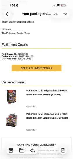 Pokemon TCG Pitch Black Booster Box (36 Packs) + x2 Booster Bundle box in hand - Image 2