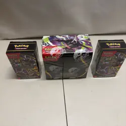 Pokemon TCG Pitch Black Booster Box (36 Packs) + x2 Booster Bundle box in hand - Image 4