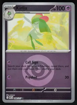 Kirlia (Energy Symbol Pattern) 088/217 Ascended Heroes Reverse Holo NM/M Pokemon - Image 1