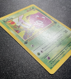 1st Edition Koffing Pokemon Card Team Rocket 58/82 LP- - Image 2