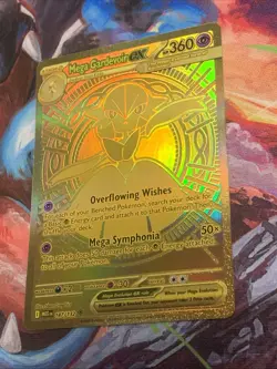 Pokemon Mega Evolutions Mega Gardevoir EX 187/132 Mega Hyper Rare Gold English - Image 2