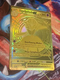 Pokemon Mega Evolutions Mega Gardevoir EX 187/132 Mega Hyper Rare Gold English - Image 3