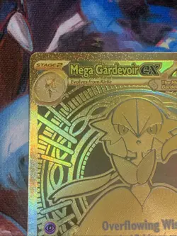 Pokemon Mega Evolutions Mega Gardevoir EX 187/132 Mega Hyper Rare Gold English - Image 5