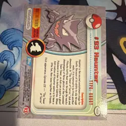 Topps Haunter #93 Pokemon Topps Series 1 TV Animation Edition Ghost Regular EN - Image 2