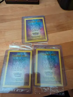 Lot Of 3 Sealed Ancient Mew Pokemon Card Promo 2000 Tcg New - Image 2