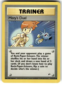 2000 Pokemon Gym Challenge Misty's Duel #123/132 - Image 1