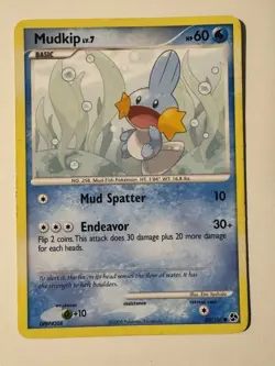 Mudkip 80/106 2008 Great Encounters Pokemon Card TCG Non Holo Common - Image 1