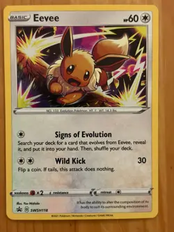 Eevee SWSH118 Cosmos Holo LP - Sword & Shield Promo 2021 - Pokemon TCG - Image 1