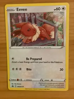 Eevee SWSH175 Cosmos Holo LP - Sword & Shield Promo 2021 - Pokemon TCG - Image 1