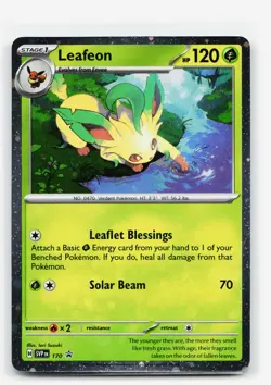 Leafeon (Cosmos Holo) Promo - SVP 170 EN NM Holofoil - Image 3