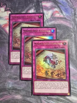 3x Mitsurugi Great Purification 1st Edition Ultra Rare L26D-ENM20 Yu-Gi-Oh! - Image 1