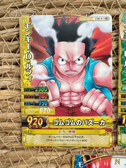 One Piece Berry Match Japanese Bandai Monkey D. Luffy 7Pcs Set Rare Vintage Card - Image 2