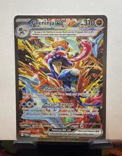Greninja EX 214/167 SIR Twilight Masquerade Special Illustration Rare NM Pokemon - Image 1