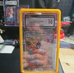 CGC 10 Greninja ex 214/167 Sv06 Twilight Masquerade SIR Full Art Holo 2024 - Image 2