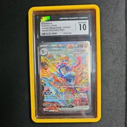 CGC 10 Greninja ex 214/167 Sv06 Twilight Masquerade SIR Full Art Holo 2024 - Image 3