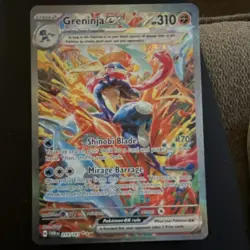 Greninja ex 214/167 Sv06 Twilight Masquerade SIR Full Art Holo ENG HP 310 - Image 3
