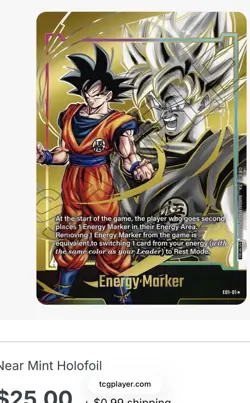 Bandai Dragon Ball Super Card Game Energy markers pack 01 - Image 2