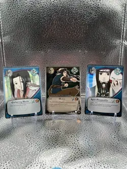 Naruto CCG Haku 043 Gold Foil LP +2 Mission Cards LP Vintage The Path To Hokage - Image 1