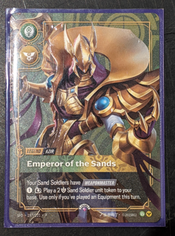 Riftbound TCG BGS 10 Azir METAL Promo Card Prize Wall Exclusive 197/221 2026 - Image 3