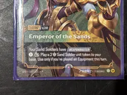 Riftbound TCG BGS 10 Azir METAL Promo Card Prize Wall Exclusive 197/221 2026 - Image 4