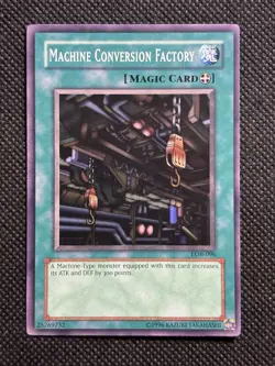 YuGiOh! - Machine Conversion Factory LOB-096 Common Unlimited LP Magic Card - Image 1