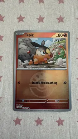 Tepig 029/217 Ascended Heroes Reverse Holo Pokemon TCG Card - Image 1
