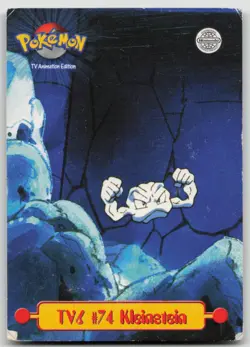 TV6 #74 Kleinstein - Topps TV Animation - DE - PL - Pokemon - Image 1