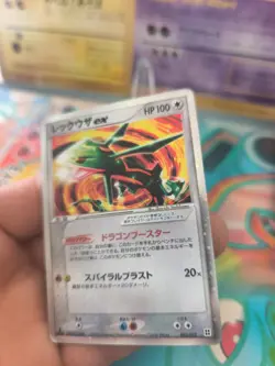 Pokemon Karte Card Holo Rayquaza Ex Deoxys Master Kit 2003 Rare japanese Exc - Image 3