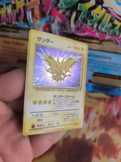 Pokemon Karte Card Zapdos Mysterious Of Fossil 1997 Holo Wotc japanese NM- - Image 4