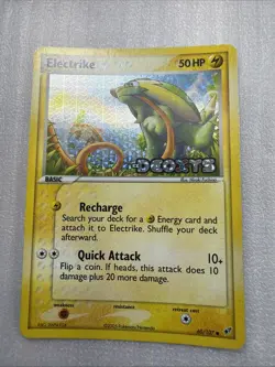 Pokemon Card Ex Deoxys Electrike 60/107 2005 Reverse Holo LP - Image 1