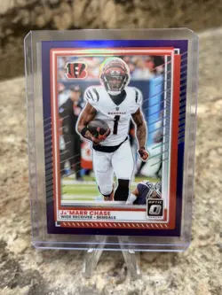 2025 Donruss Optic #2 Ja'Marr Chase Purple Prizm /60 - Image 2