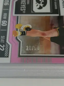 2024 Panini Caitlin Clark Rookie Collection #CC1 PINK /50 Holo - PSA 9 (POP 3) - Image 2