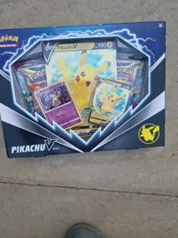 Pokemon Pikachu V Box Trading Card Game - Image 1