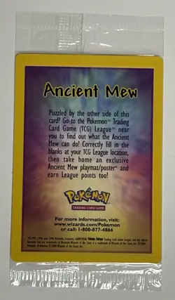 Ancient Mew SEALED 2000 Pokemon Unopened Movie Promo Card - MINT 🔥 - Image 2