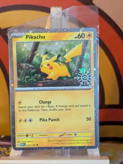 Pokemon TCG - Pikachu 025/165 & Eevee 133/165 Snowflake Stamp❄- SEALED - Image 1