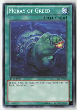 Yugioh - Moray of Greed SDRE-EN029 1st Edition - Structure Deck: Realm of the Se - Image 1