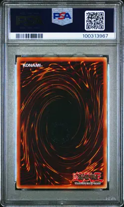 Yugioh Crystal Clear Wing Synchro Dragon LED8-EN005 Ghost Rare 1st Ed PSA 10 - Image 2