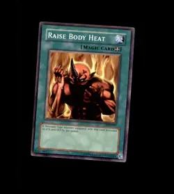 Raise Body Heat Unlimited Common The Legend of Blue Eyes White Dragon LOB-097 LP - Image 1