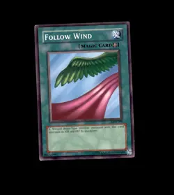 Follow Wind LOB-098 The Legend of Blue Eyes White Dragon Yu-Gi-Oh Unlimited NM/M - Image 1